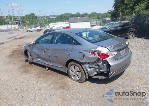 2014 Hyundai Sonata Hybrid from USA, damaged, VIN KMHEC4A42EA115444